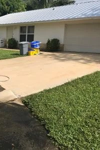 Before and after Driveways and Concrete
