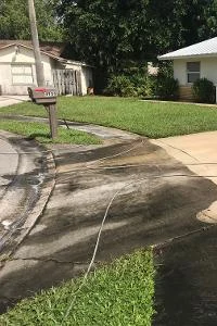 Before and after Driveways and Concrete